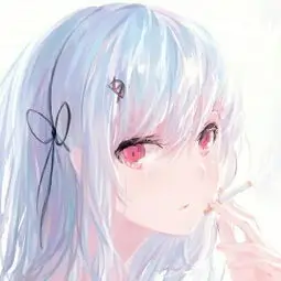 动漫头像女 午后红茶治愈系头像