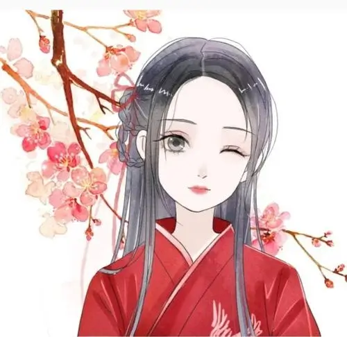 动漫头像女 青瓷点翠古风头像